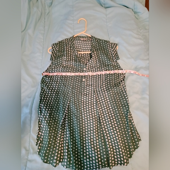 NWOT 11.1 Tylho Polka Dot Top - Picture 7 of 8